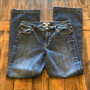 White House Black Market Blanc Jeans 10